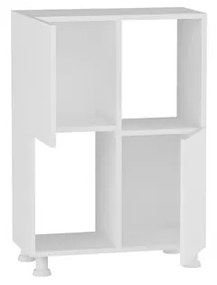 Mobile Multiuso Design Moderno Con Piedini 60x30x84 Nova Bianco