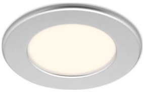 Briloner 7049014 - Plafoniera LED da incasso per bagno 6W/230V IP44 cromo opaco