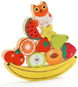 Puzzle in legno da assemblare e gioco di equilibrio - Frutti