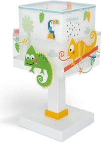 Dalber 63311N - Lampada da comodino LED per bambini HAPPY JUNGLE 1xG4/4W/230V multicolore