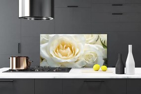 Pannello cucina paraschizzi Fiori di rose 100x50 cm