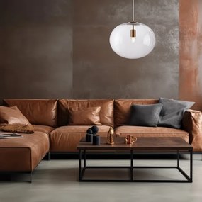 Lampadario a sospensione con filo CAMPANIA 1xE27/60W/230V oro