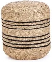 Pouf Naturale nera D45 - ANKIT