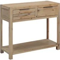 Tavolo Consolle 82x33x73 cm in Legno Massello di Acacia 245684