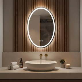 Specchio LED Marco 60x80 cm