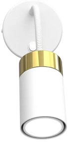 Lampada flessibile JOKER 1xGU10/8W/230V bianco/oro