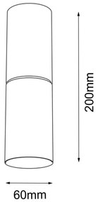 Shilo 4409 - Plafoniera  NEMURO 1xG9/10W/230V nera
