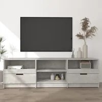 Mobile per TV Grigio Cemento 150x33,5x45cm Legno Ingegnerizzato 811461