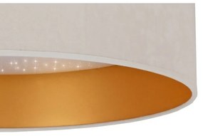 Brilagi - Plafoniera LED VELVET STAR LED/24W/230V d. 40 cm  cremoso/oro