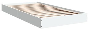 Giroletto bianco 90x190 cm in legno multistrato