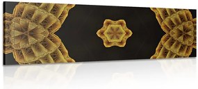 Quadro su tela – Mandala dorato interessante