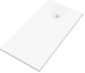 Piatto doccia SENSEA in composito minerale di resina gelificata Remix V3 bianco L 80 x L 160 x H 3.1 cm opaco