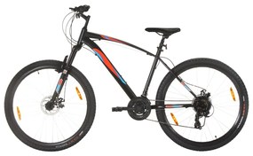 Mountain Bike 21 Speed 29" Ruote 48 Cm Telaio Nero /