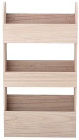 Libreria da parete per bambini in legno massiccio pavlovnia in colore naturale 38x70 cm Moris - Bloomingville Mini