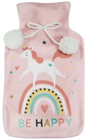 Borsa dell'acqua calda rosa chiaro in lana di pecora 1,8 l Etoiline – douceur d'intérieur