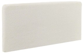 Kave Home - Testiera sfoderabile Dyla in shearling bianco per letto da 160 cm