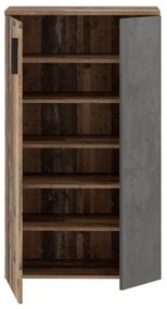 Scarpiera ETON marrone/antracite