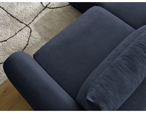 Divano angolare in blu scuro Aden – Bobochic Paris