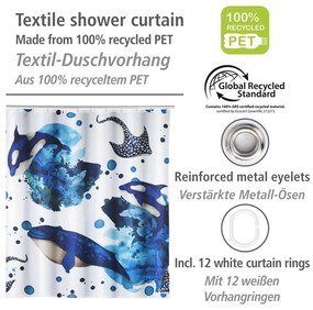 Tenda da doccia 200x180 cm Aquaris - Wenko