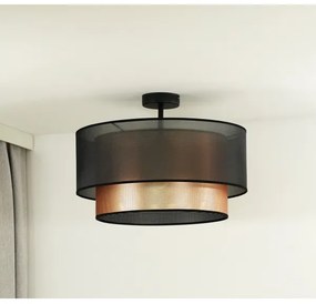Duolla - Lampadario a plafone COPPER SHINY 1xE27/15W/230V diametro 45 cm marrone/rame