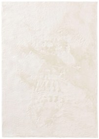 benuta Basic Tappeto di pelliccia Furry Crema 120x170 cm - Tappeto design moderno soggiorno