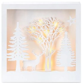 Decorazione luminosa natalizia bianca Folkabo - Markslöjd