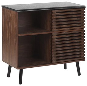 Credenza in colore legno wenge PERTH Beliani