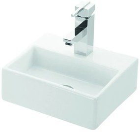 Kamalu - mini lavabo bagno in ceramica bianca lucida | litos-df35