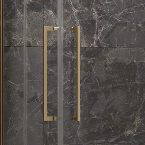 Box doccia 70x100 oro satinato doppio battente | KT1000G - KAMALU