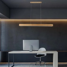 Lampadario LED a sospensione con filo LED/12W/230V 4000K marrone