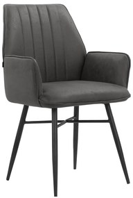 Set di sedie da pranzo color antracite 2 pz Anzo - Støraa