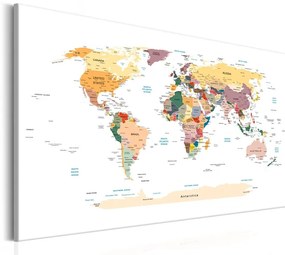 Quadro World Map: Travel Around the World