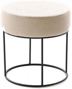 Pouf RELO Ø 40 cm crema