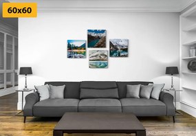 Set di quadri – Paesaggi montani affascinanti