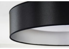 Duolla - Plafoniera LED ROLLER LED/24W/230V diametro 45 cm nero/argento