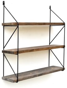 Mensola a muro 60x55 cm abete