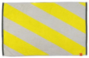Tappetino da bagno giallo in cotone organico 50x80 cm Diagonal - Mette Ditmer Denmark