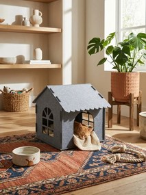 Sinsay - Casetta in feltro per animali - grigio scuro