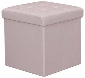 ZARA - pouf quadrato in ecopelle