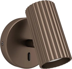 Eglo 902035 - Faretto da parete PORTILLO 1xGU10/5W/230V marrone