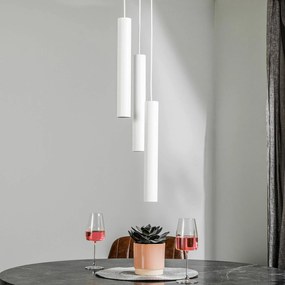 Nowodvorski Lighting Lampada a sospensione Eye, 3 luci, rotonda, bianca