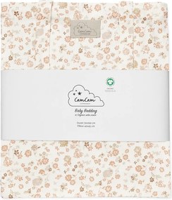 Set copripiumino e federa da bambini beige in cotone organico per culla 70x100 cm Augusta – Cam Cam Copenhagen