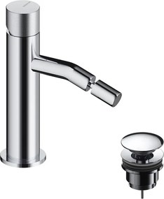 Rubinetto per bidet getto laminare cristallino LOOP K SANYCCES cromo con piletta