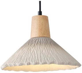 Lampadario a sospensione con filo 1xE27/15W/230V color crema