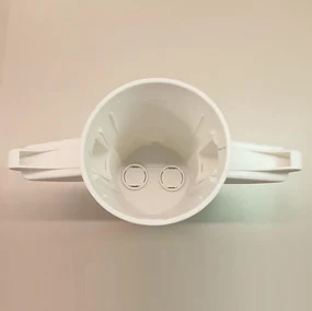Scatola porta faretto della serie 04 per cartongesso o legno, sino a da 44 mm a 105 mm diametro
