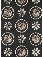 Tapete Garance von Nina Campbell - Black