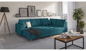 Pouf turchese Ariella - Ropez