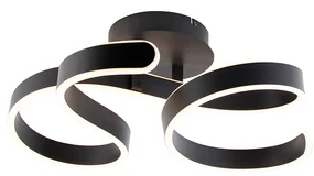 Lampada da soffitto antracite LED dim 3 livelli - FRANK