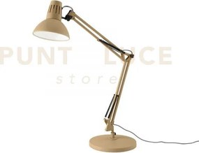 Lampada da scrivania artifex gialla 1 luce attacco e27 23x23x73,8cm...