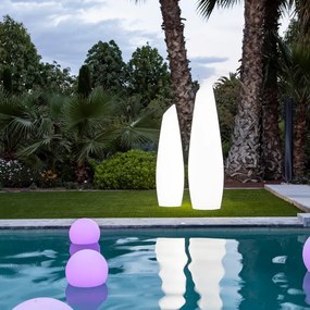 Lampada solare decorativa Buly 30 Solar Floating, in polietilene, luce rgb multicoloreNEWGARDEN